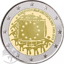 Alemanha 2€ 30 anos da bandeira